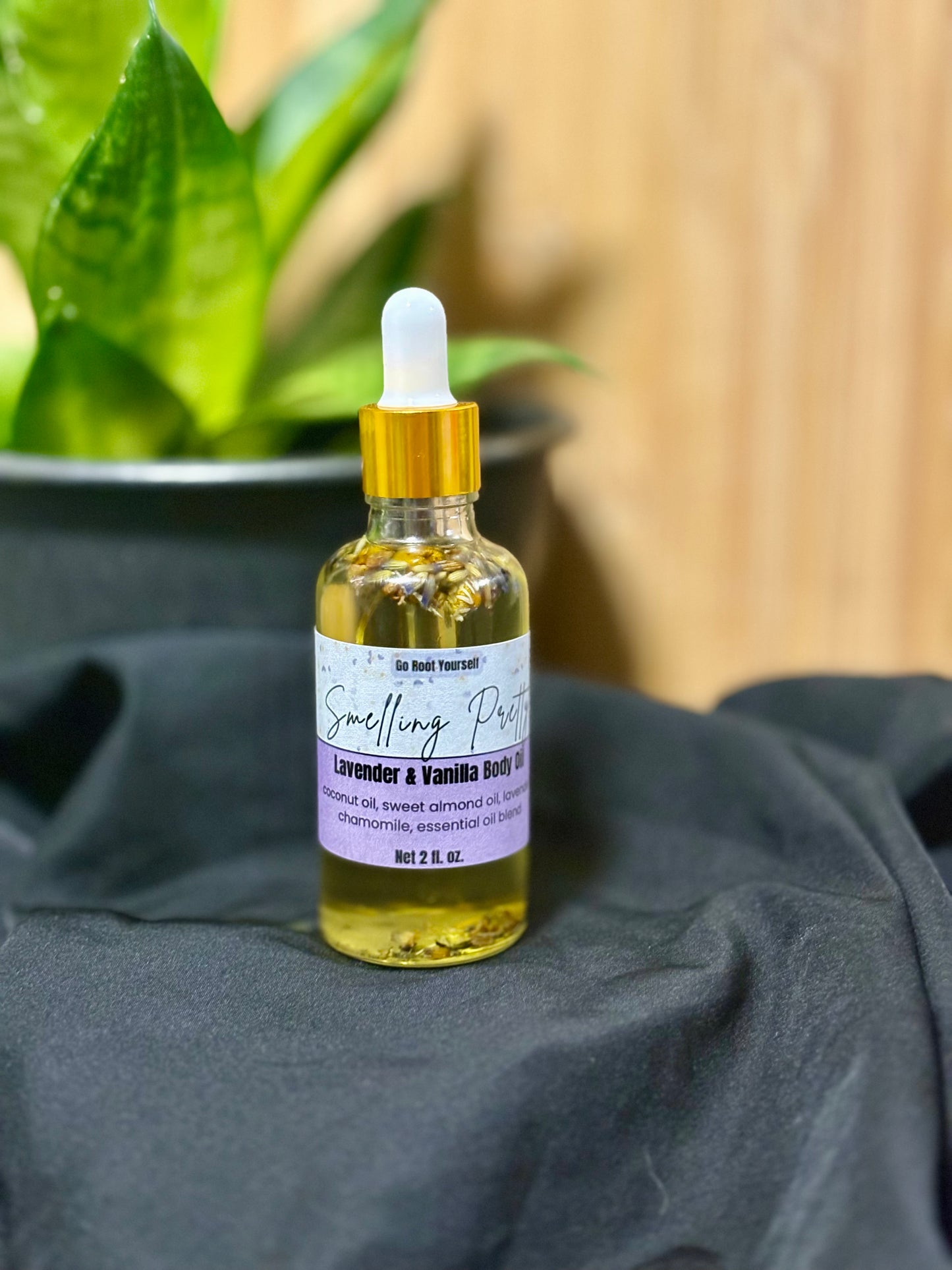 Smelling Pretty Lavender Oil